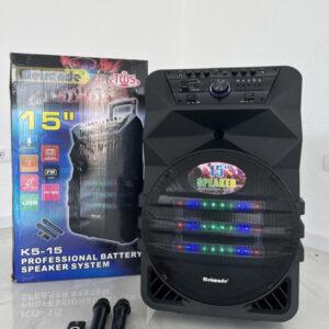 BLUETOOTH ZVUCNIK MEIRENDE K5-15 + 2 BEZICNA MIKROFONA karaoke