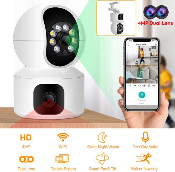 WiFi Sobna Kamera – Baby Sigurnosna iCSee (2 kamere)