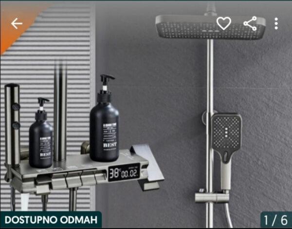 Digitalni usponski tuš+baterija +higijenski tuš CRNI DISPLEJ