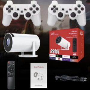 Android projektor, android box, igrice, 2 džojstika