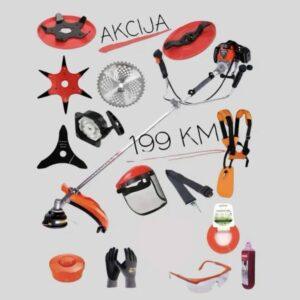 Trimer DEMON 5.2ks najveći  paket opreme