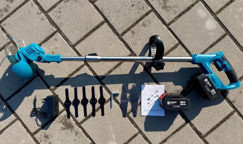 Aki trimer STRAUS AUSTRIA sa 2 velike baterije 36V 5Ah