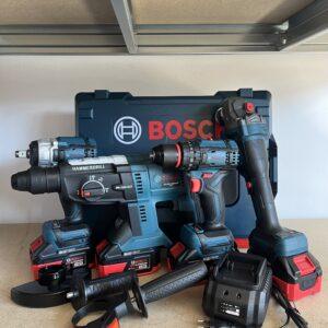 BOSCH 4u1 aku bušilica, brusilica, štemalica i odvijač 98V