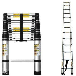 TELESKOPSKE ALUMINIJUMSKE LJESTVE 3,8M DUŽINE
