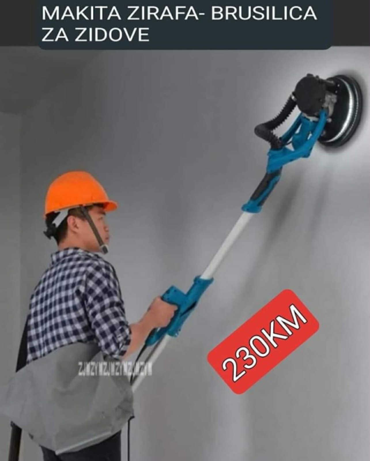 MAKITA teleskopska žirafa - brusilica za zidove