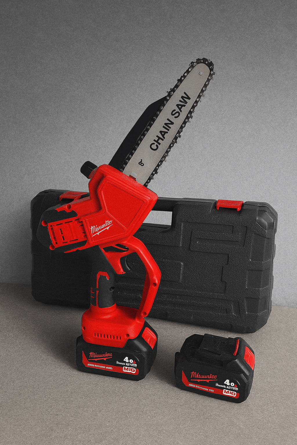 Aku pila Milwaukee 20cm mač, 2 lanca 2 velike baterije M18