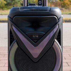 PORTABILNI ZVUČNIK 2400W + 2 BEŽIČNA MIKROFONA