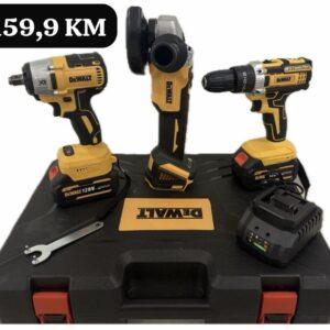Set 3u1 DeWALT 128V 2 baterije BRUSHLESS