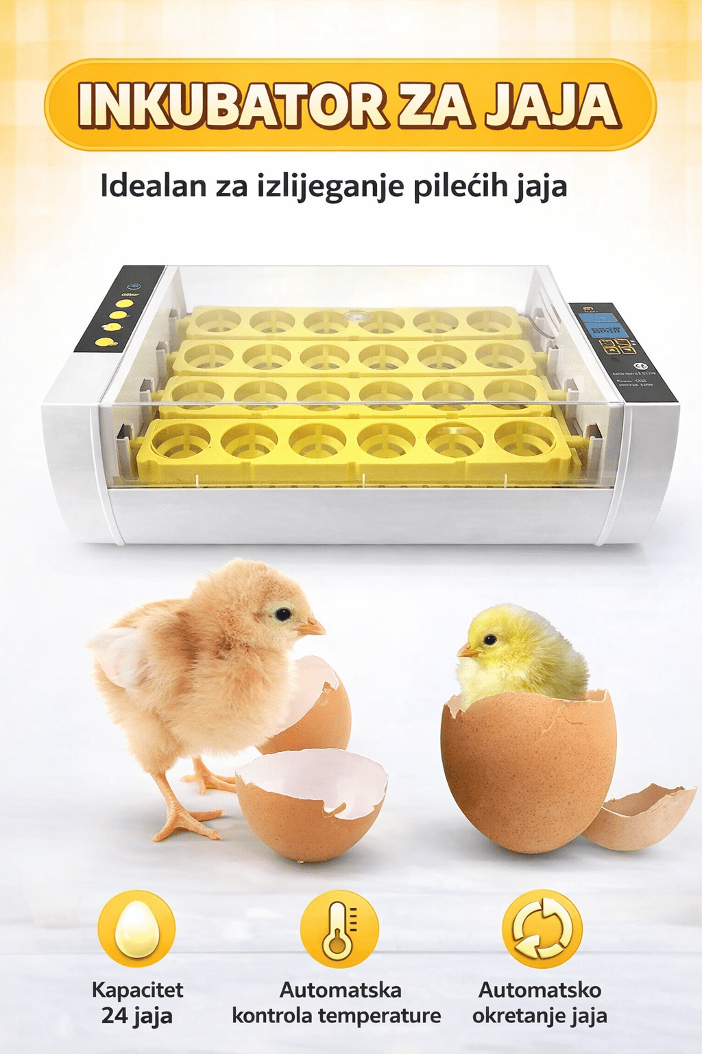 Automatski inkubator za jaja