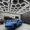 Hexagon led svjetla za garažu salone poslovne prostore