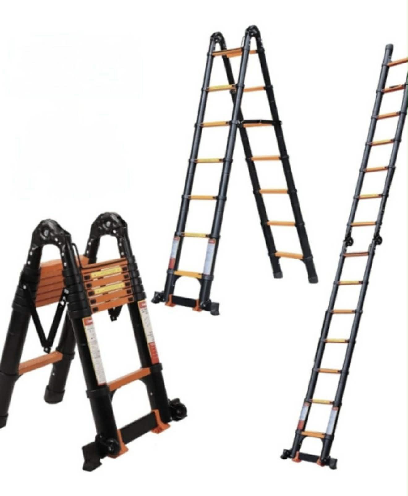 Teleskopske ljestve različitih dužina 1,7m (3,4m); 2,5m (5m); 3,3m (6,6m);