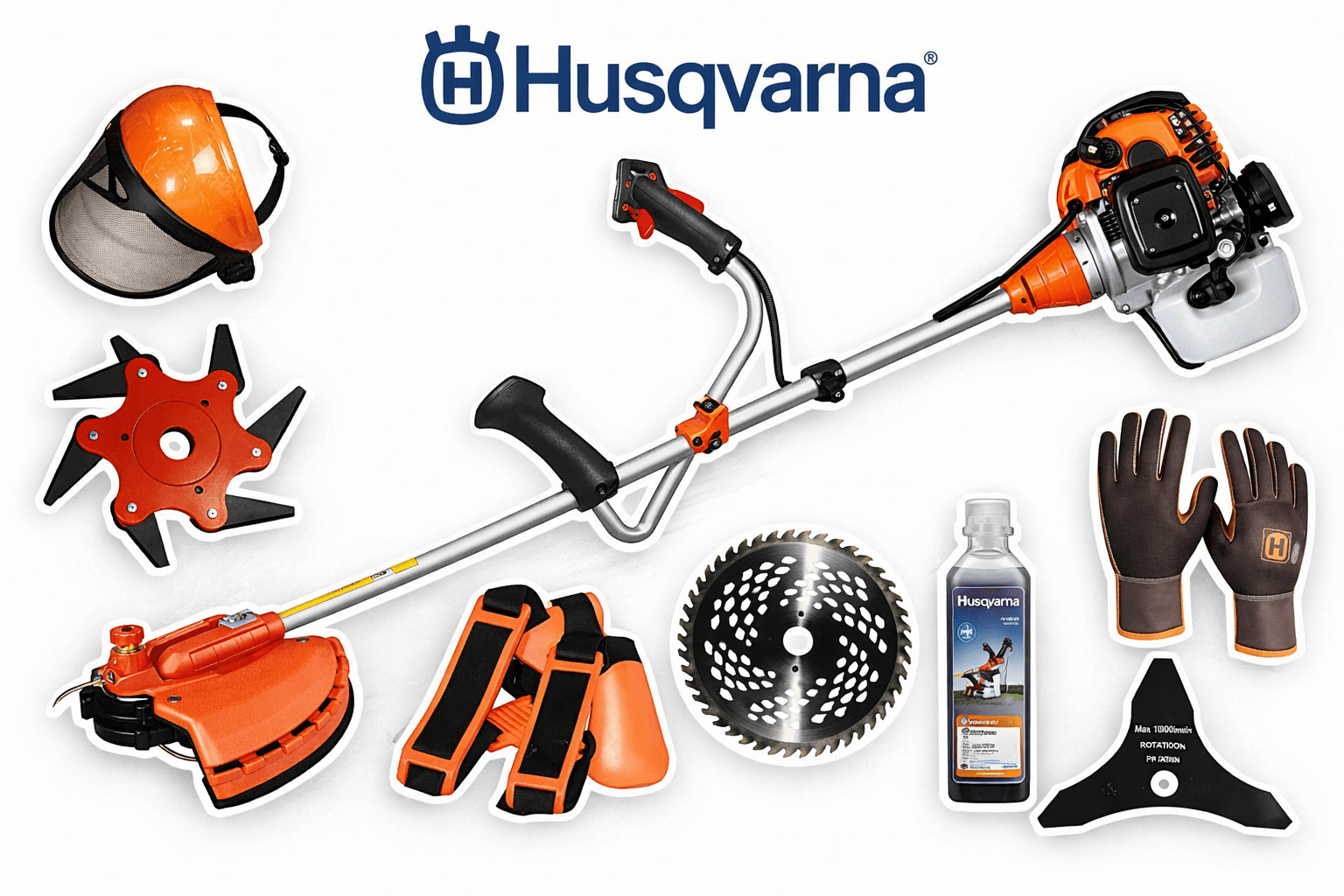 🔥 BENZINSKI TRIMER HUSQVARNA – KOMPLET SET! 🔥