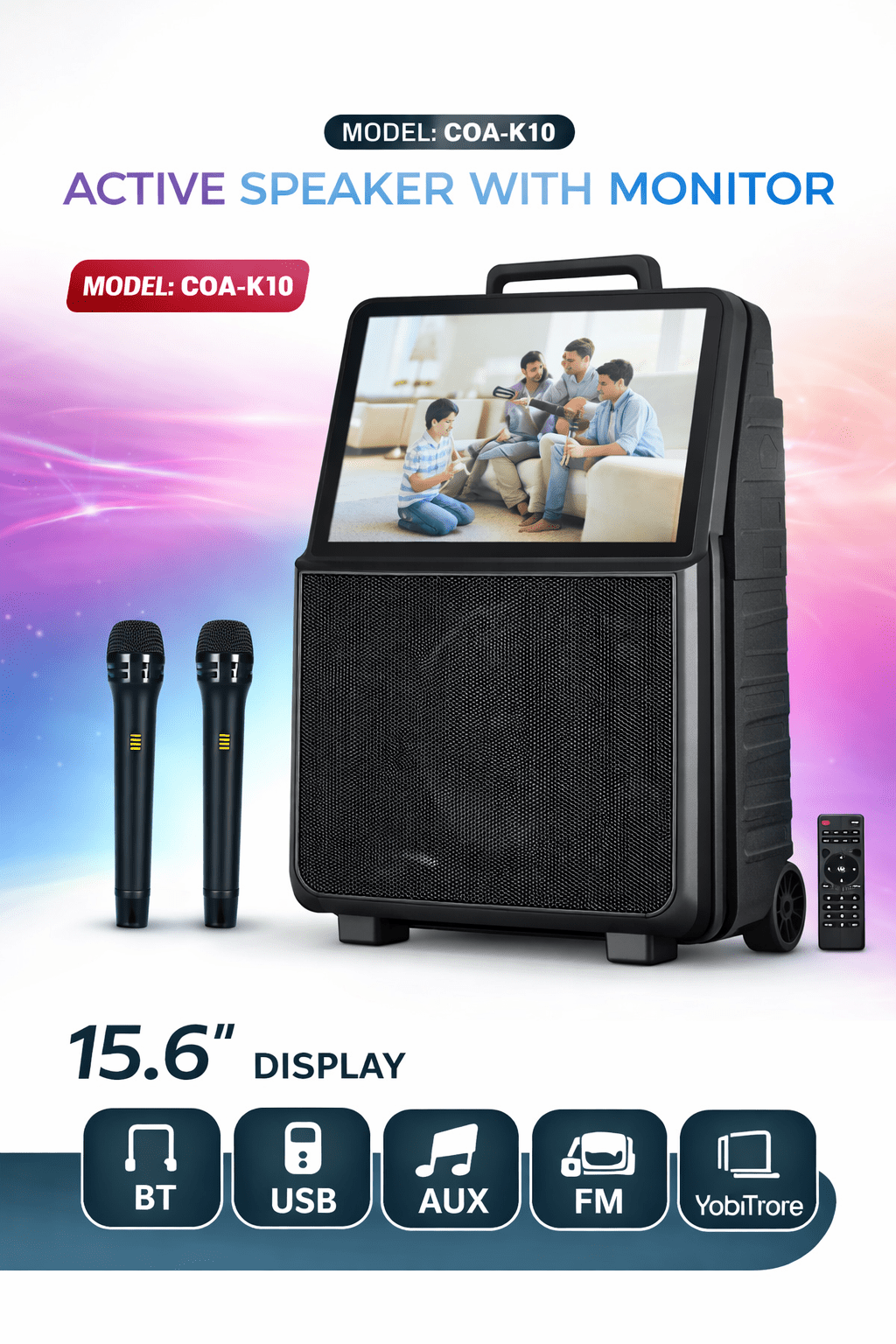 🔥 COA-K10 Karaoke Zvučnik sa Ekranom 🔥