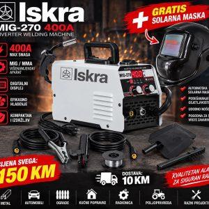 🔥 ISKRA MIG-270 400A + GRATIS SOLARNA MASKA